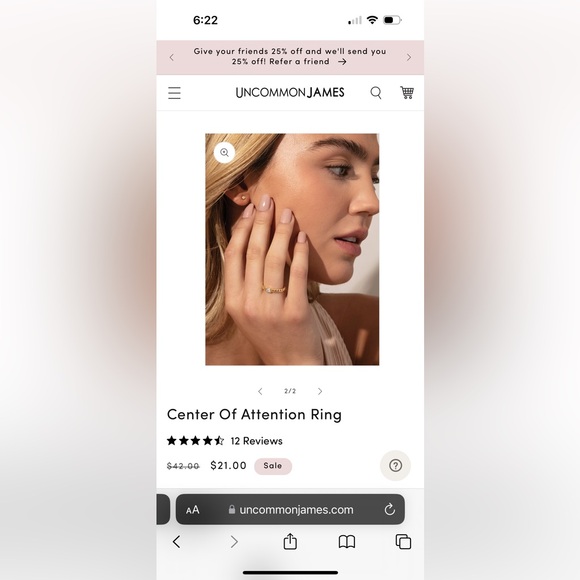 Uncommon James Gold 14K Gold Plated Brass Jewelry - Picture 11 of 15